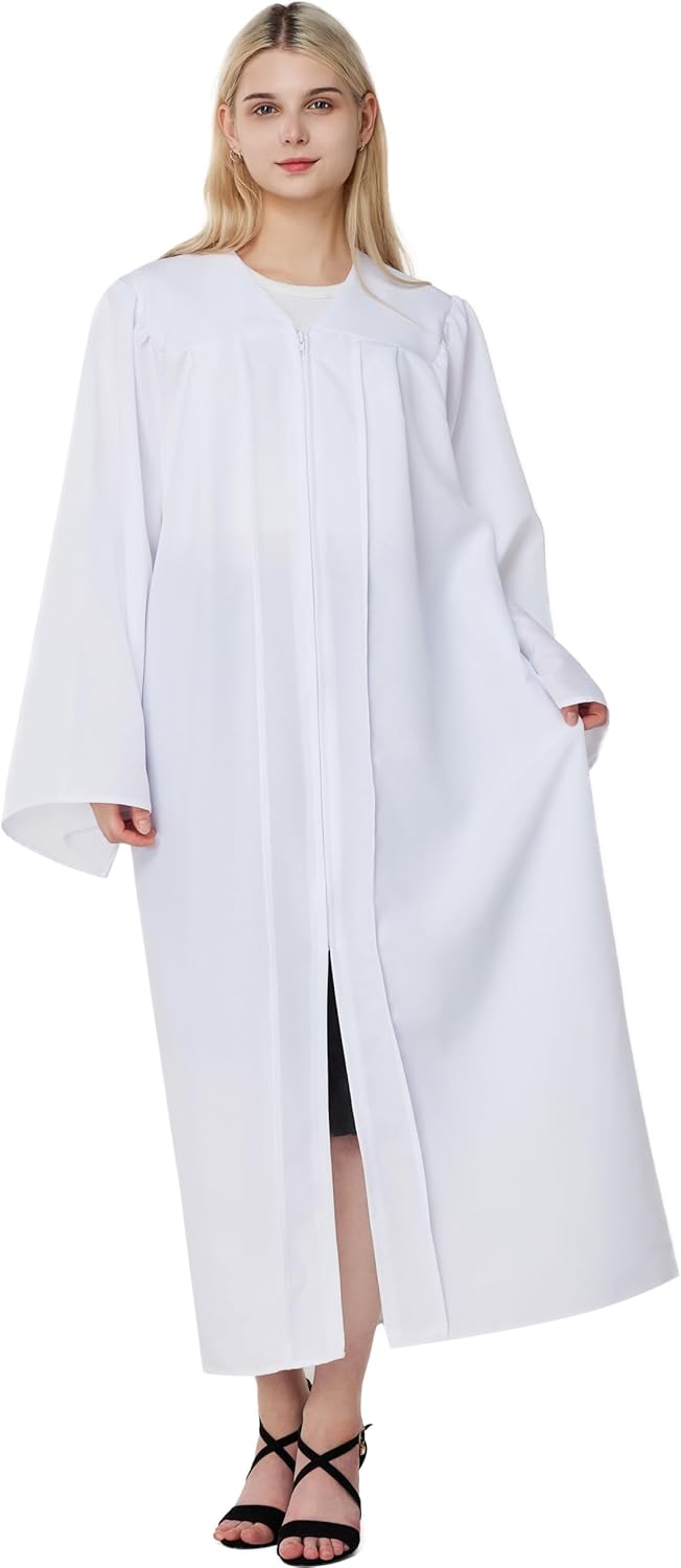 Unisex Matte Choir Robes for Church &Graduation Gown Only,Graduation Robe,Pulpit Robes and Judge Robes - Image 2