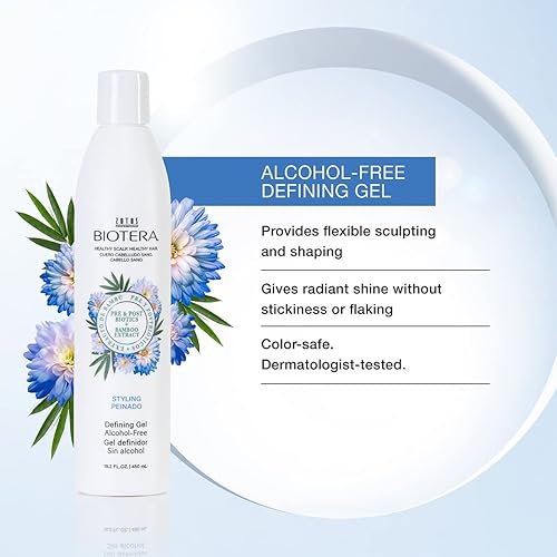 Miniatura 2 de BIOTERA Gel definidor de estilo sin alcohol  Escultura y modelado flexible  Brillo radiante  Sin pegajosidad ni descamación  Vegano y libre de