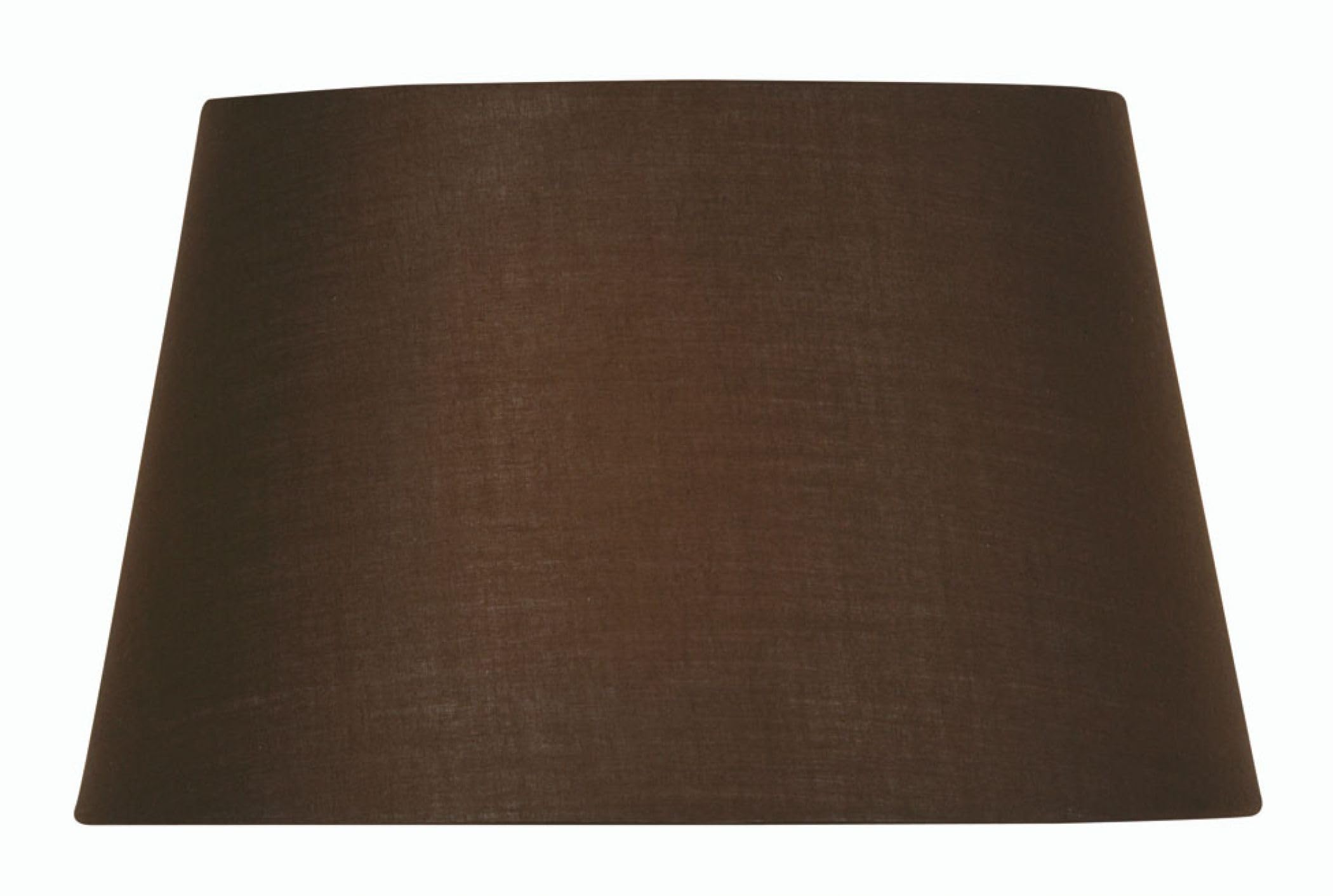Cotton Drum Shade, 12-inch, Chocolate, S901/12 CO