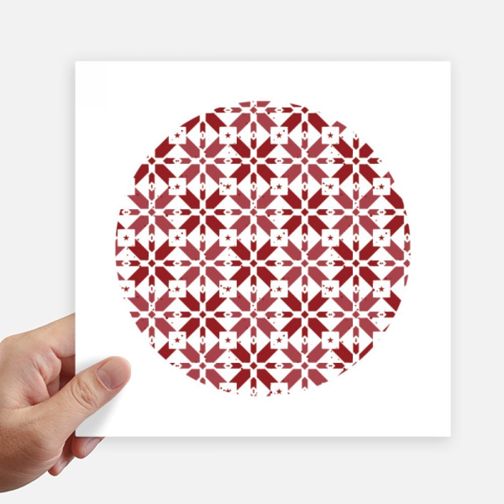Pegatinas de pared de la casilla blanca y roja de 20 cm para ocultar imperfecciones