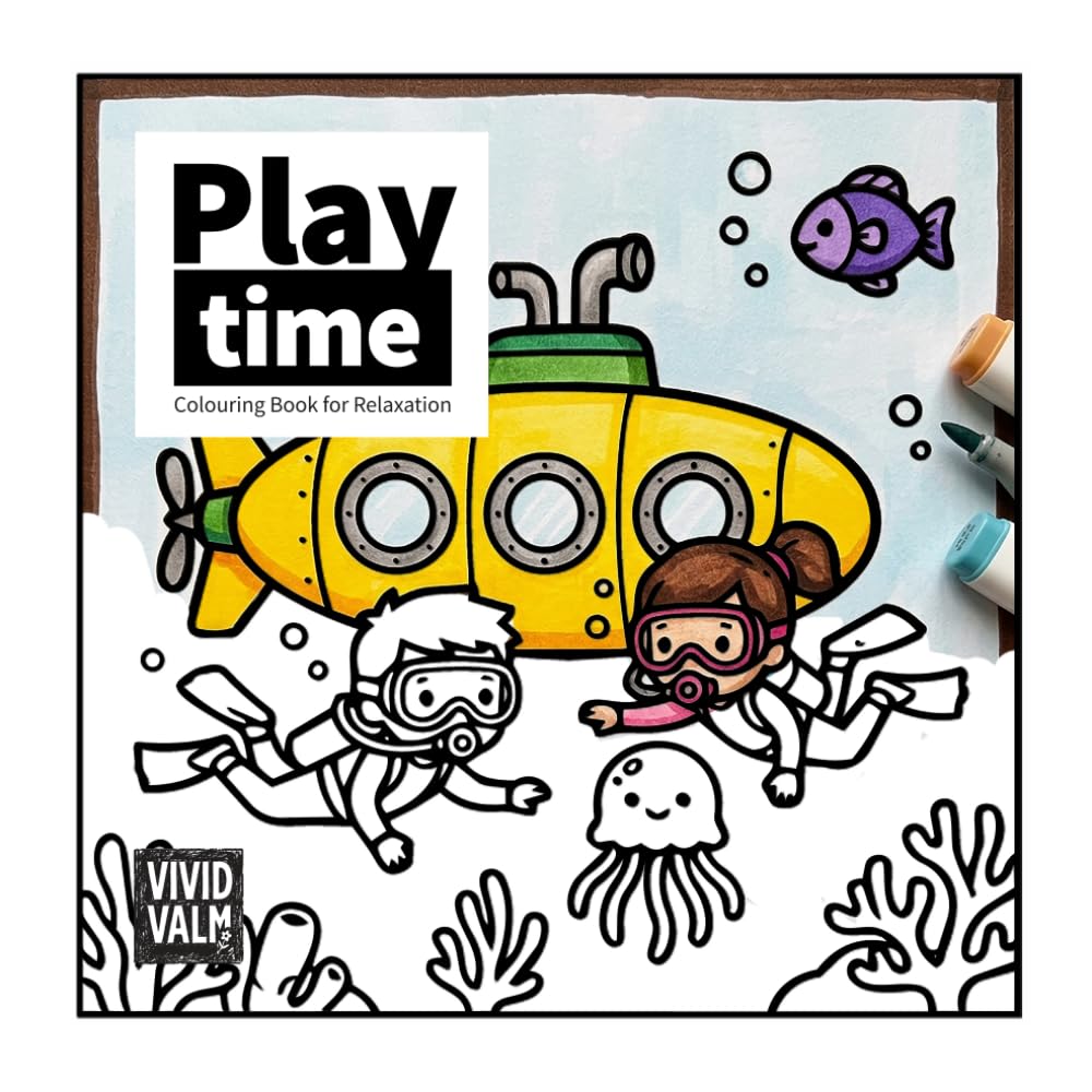 Play Time: Colouring Book for Relaxation