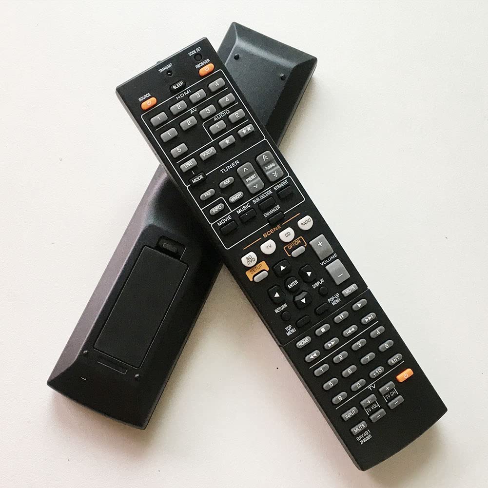 LR General Replacement Remote Control Fit for 491 RX-V467BL RX-V467 HTR-5063BL HTR-4063BL HTR-4063 RAV334 YHT-397 YHT-494BL RX-V767 for Yamaha AV Receiver