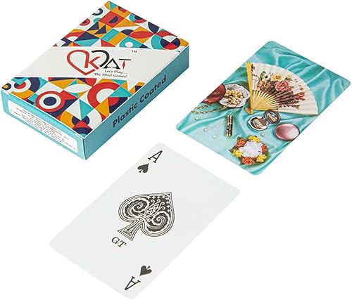 Miniatura 5 de KAT - Juego de cartas de 3 piezas diseño recubierto de plástico paquete multicolor A C D barajas de papel de arte de primera calidad para puente