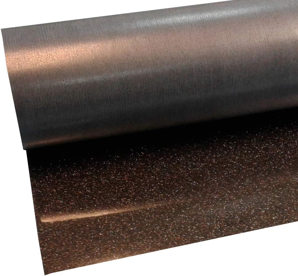 Siser Glitter Black 20" x 10' Iron on Heat Transfer Vinyl Roll, HTV