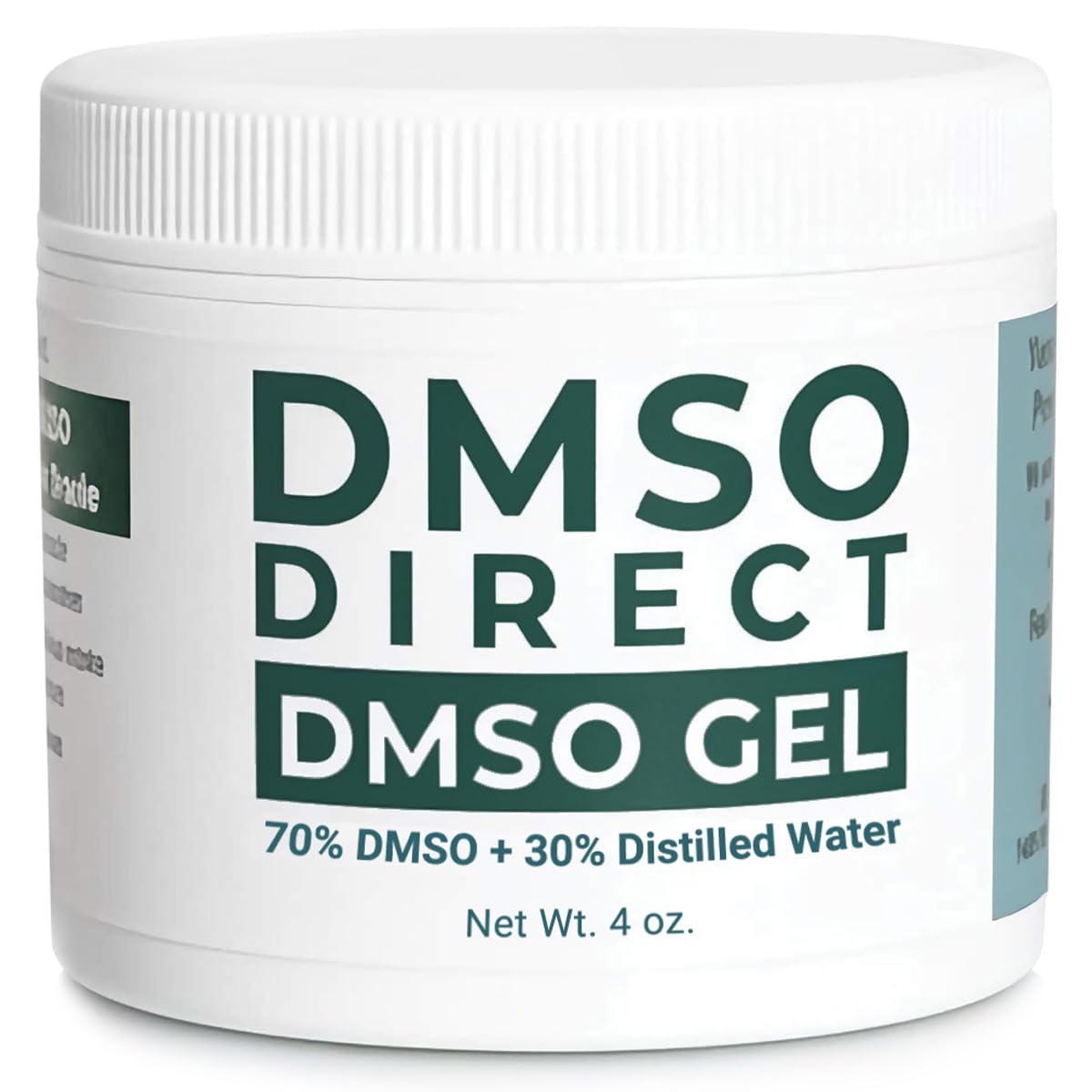 DMSO Direct DMSO Gel 70/30 – 99.99% Pure Pharmaceutical Grade Dimethyl Sulfoxide & Water 4 oz