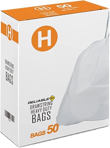 Miniatura 6 de Code H Bolsas de basura resistentes de 8 a 9 galones con cordón reforzado para Reliable1st de 8-9 galones  30-35 litros compatibles con simplehuman