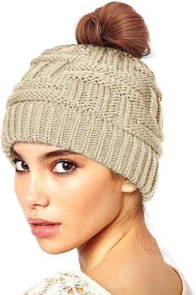 Amazon ponytail beanie Clearance