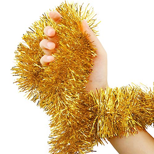 50 Piedi Ghirlanda di Natale Tinsel Metallizzata