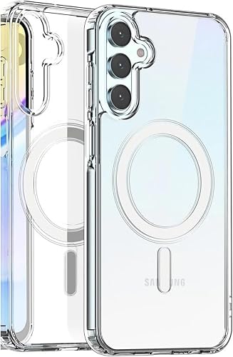 Nextway MagSafe Clear Case Compatible with Samsung Galaxy A26 | Transparent Magnetic Back Cover | Shockproof Protection | Wireless Charging Compatible | Slim Anti-Yellowing TPU Case