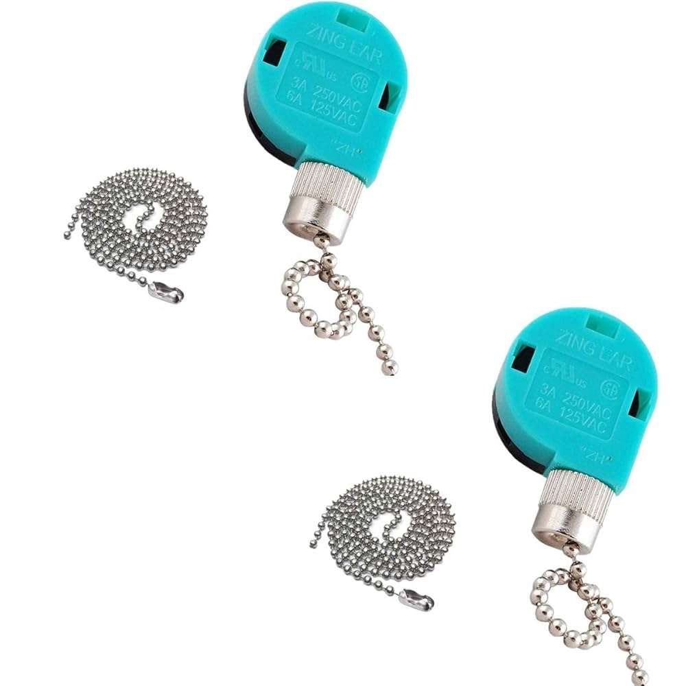 Ceiling Fan Switch Zing Ear Pull Chain Switch ZE-268S6 3