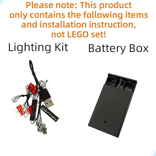 Miniatura 3 de Kit de luces LED compatible con Lego Chevrolet Camaro Z28 - Juego de iluminación para modelo Creator 10304 (modelo no incluido)