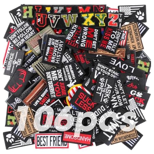 How to personalize a backpack 106 Pcs Tactical Military Patch Set