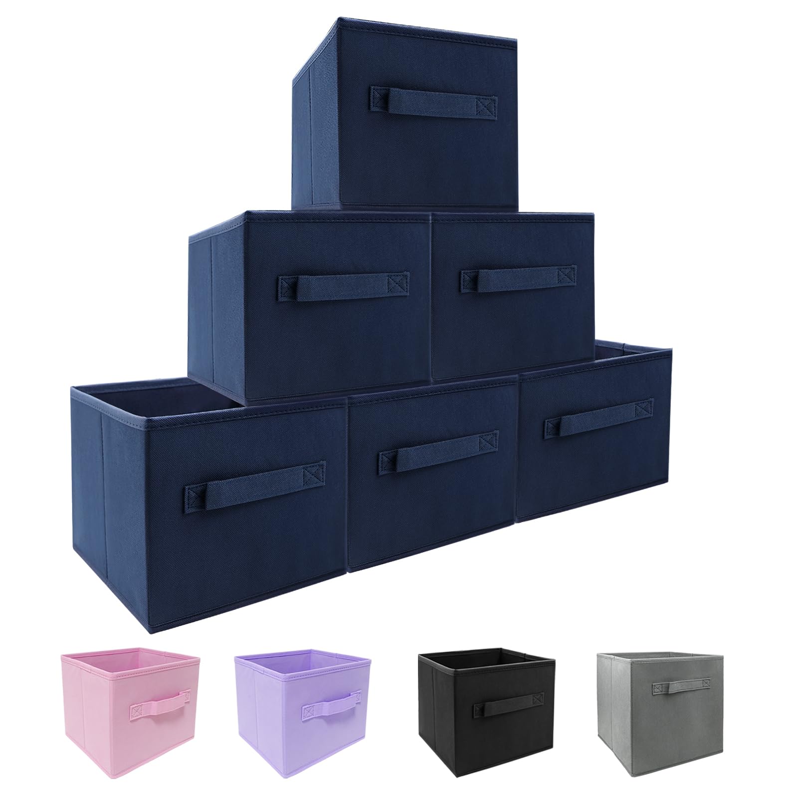 Amazon.com: EBIGIC Small Storage Bins,Collapsible Fabric