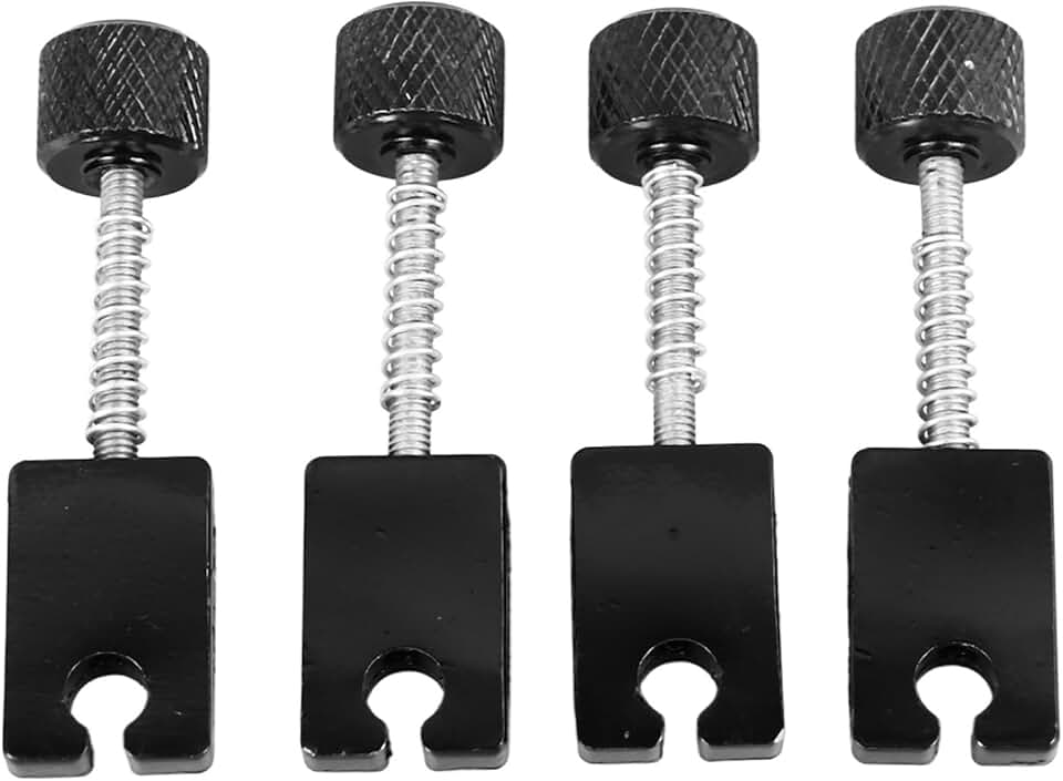 LiebeWH Sela de Baixo Elétrico, Sela de Ponte de Baixo de Substituição de Metal Com Material de Latão para Qualidade de Som Aprimorada, Adequado para Vários