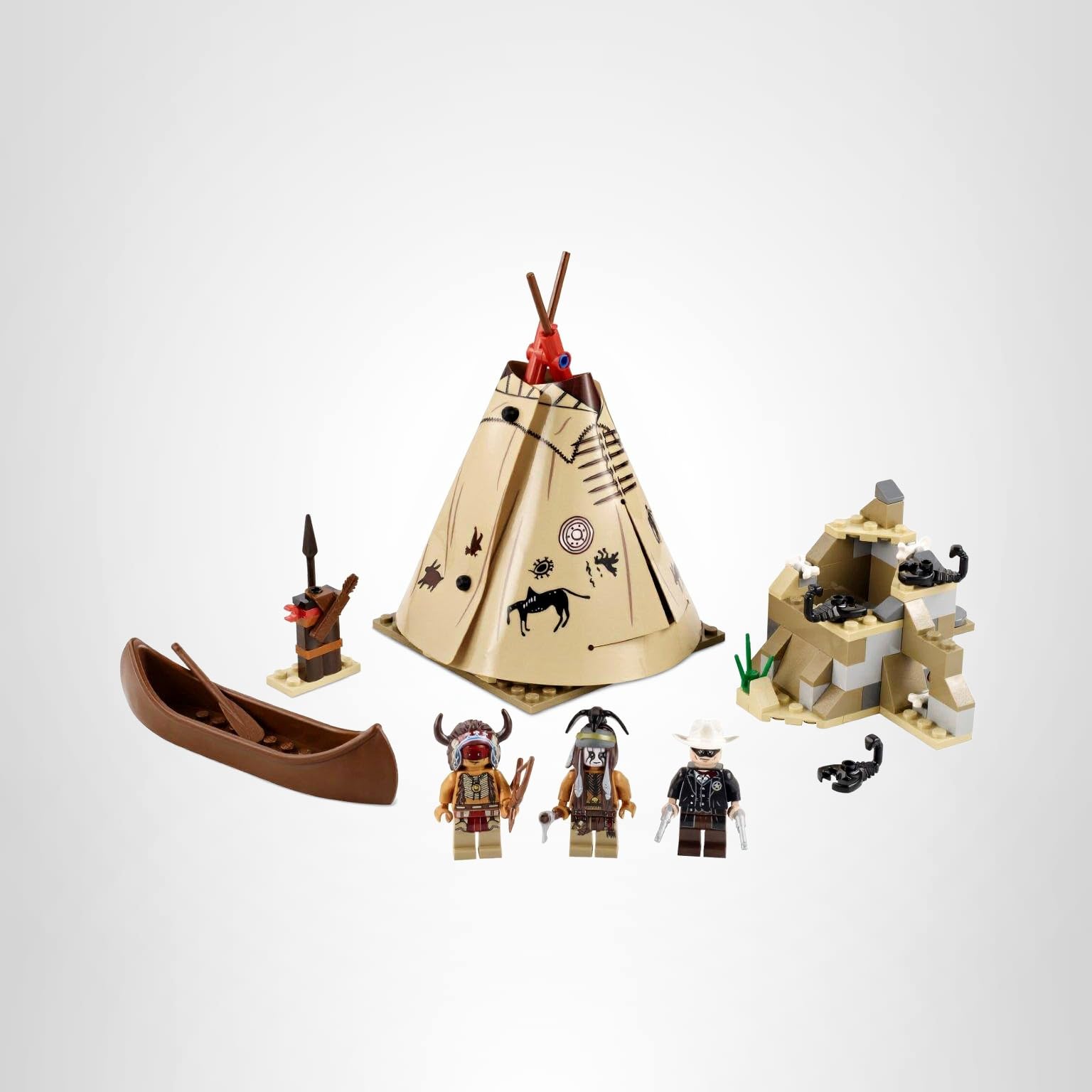 Amazon.com: LEGO The Lone Ranger Comanche Camp (79107) : Toys & Games