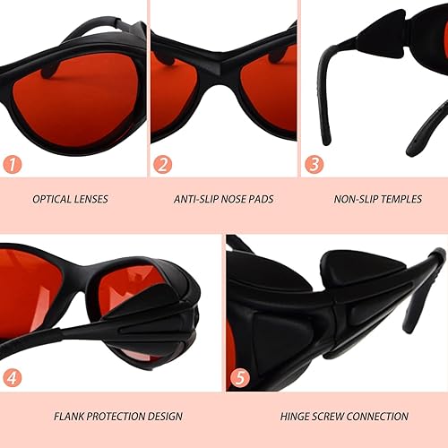 Miniatura 3 de Gafas de soldadura, lentes de soldadura de seguridad envolventes, gafas de soldadura, antiarañazos, antideslizantes, protección UV.