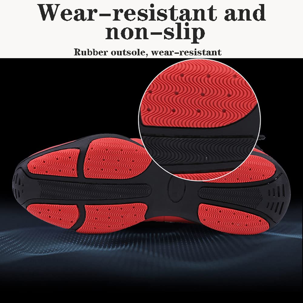 Serenitison Chaussures De Lutte Et Boxe Pour Adultes & Enfants - Respirantes Avec Protection Cheville