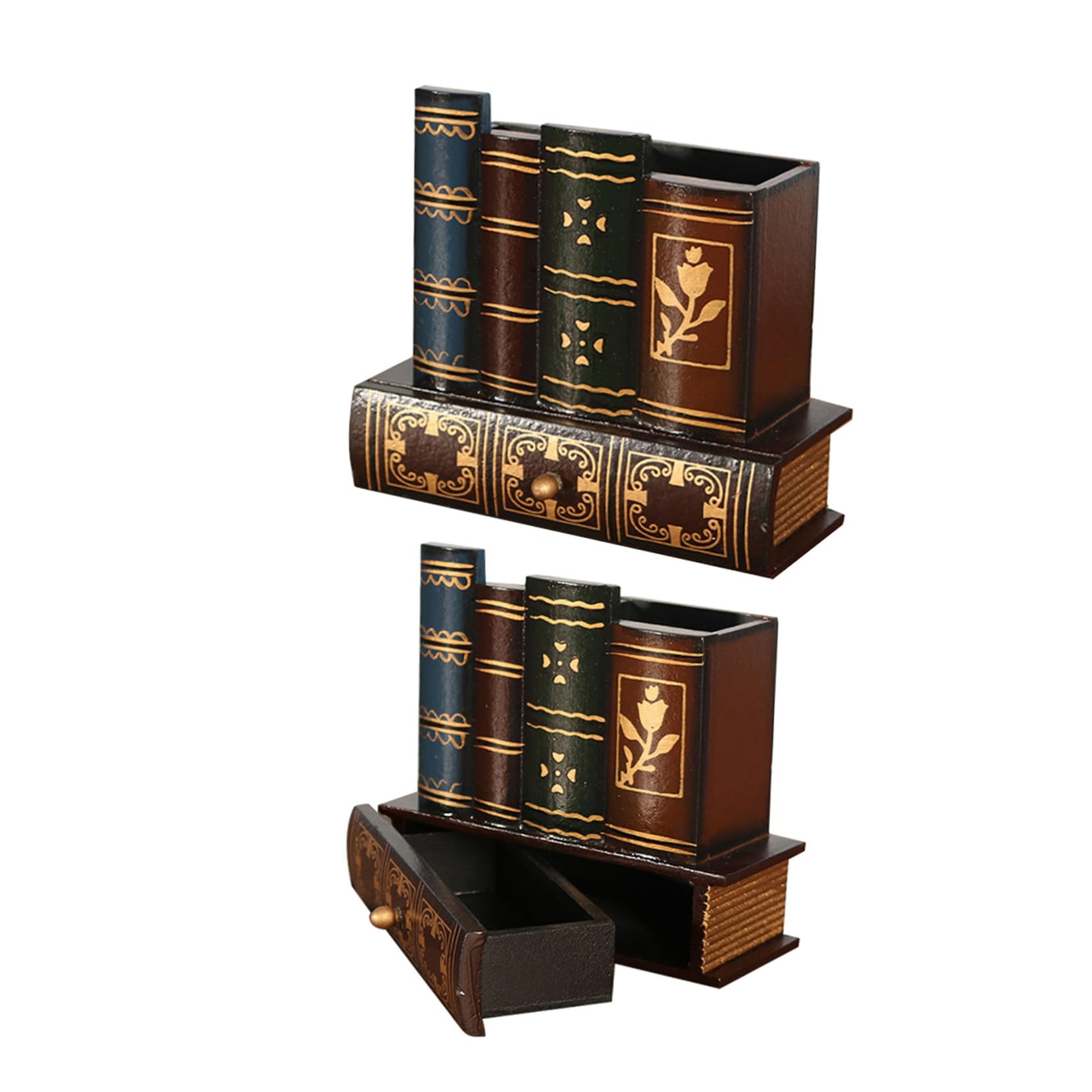 Boîte de rangement bois style vintage pour éliminer le désordre
