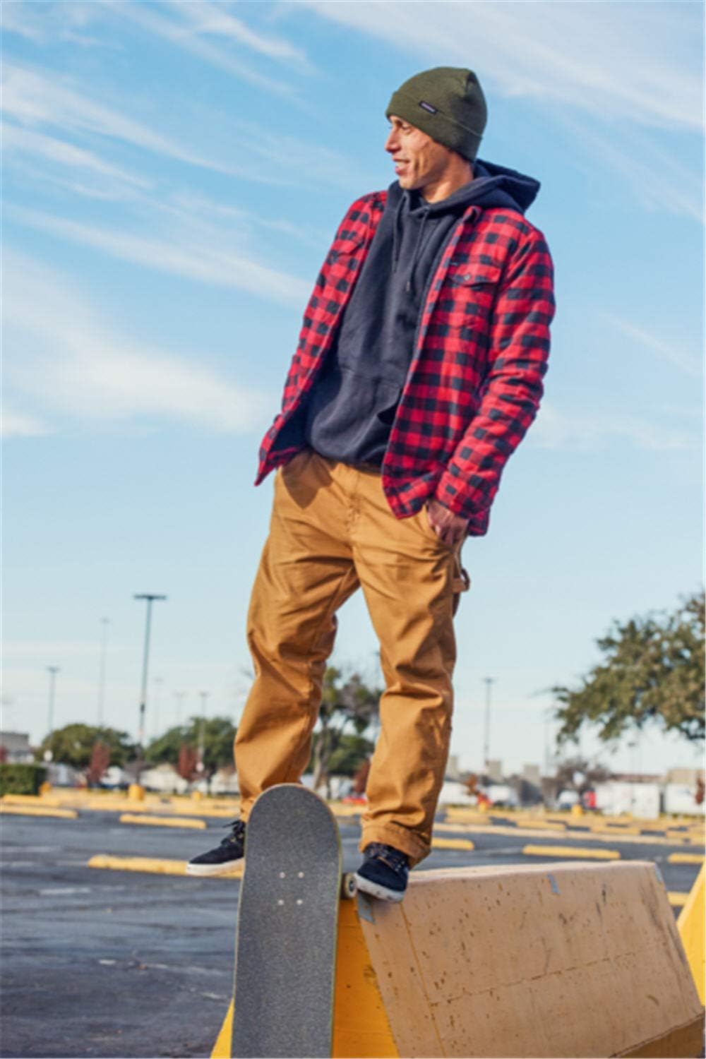 Dickies Men's Relaxed Fit Straight-Leg Duck Carpenter Jean 36W x 32L Black