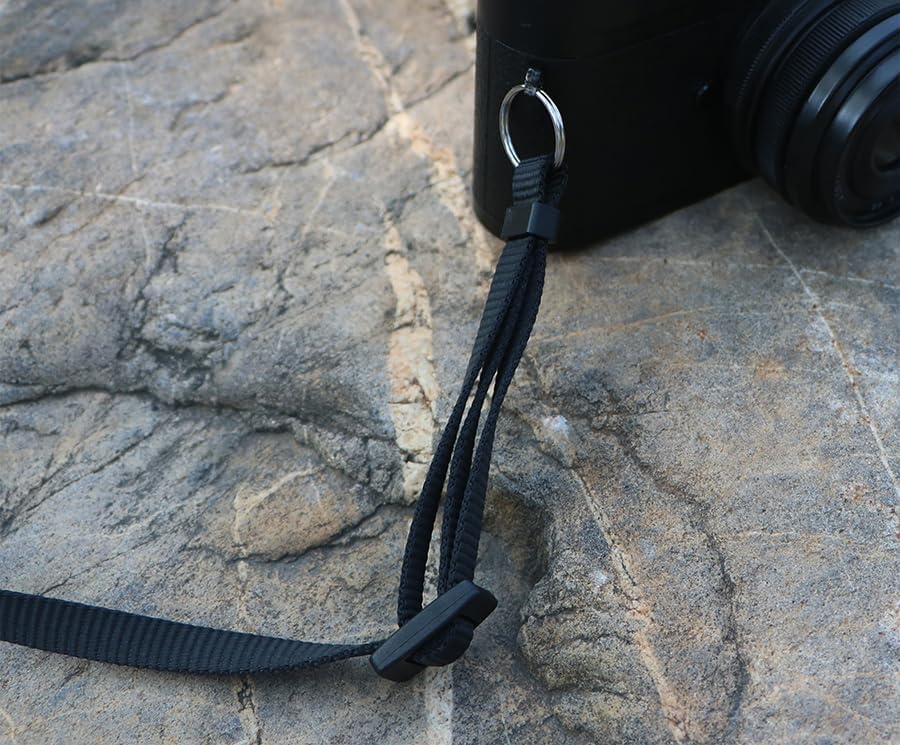 Quick Release Camera Neck Strap Shoulder Strap Belt for Mirrorless Digital Cameras Climbing Rope with Quick Release QD Loops Connector with O-Ring Adjustable Length 30-53inch Black - Image 8