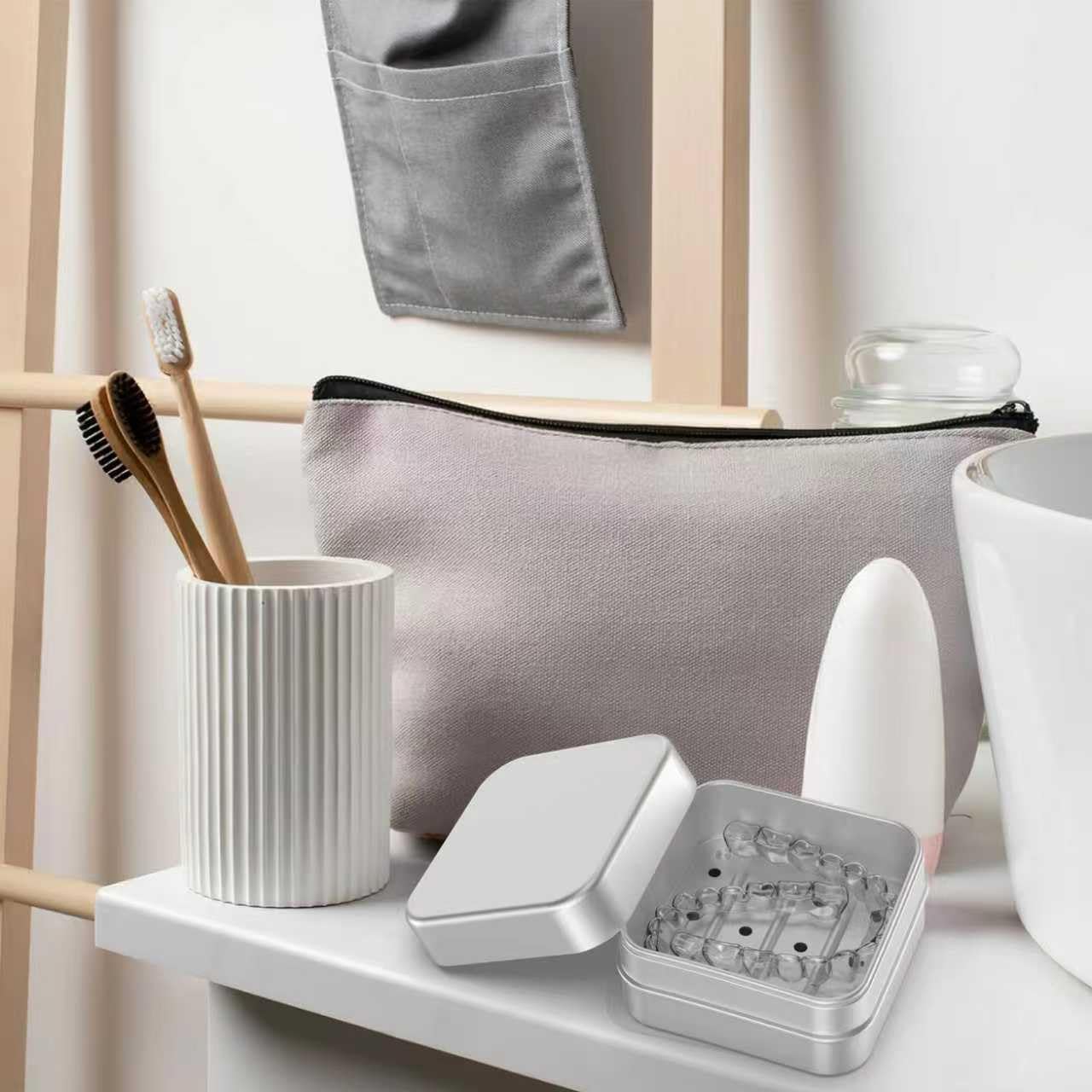 1pc Waterproof Retainer Case,Retainer Case ,Compatible With Invisalign,Night Guard And Mouth Guard Case,Travel Essentials - 66