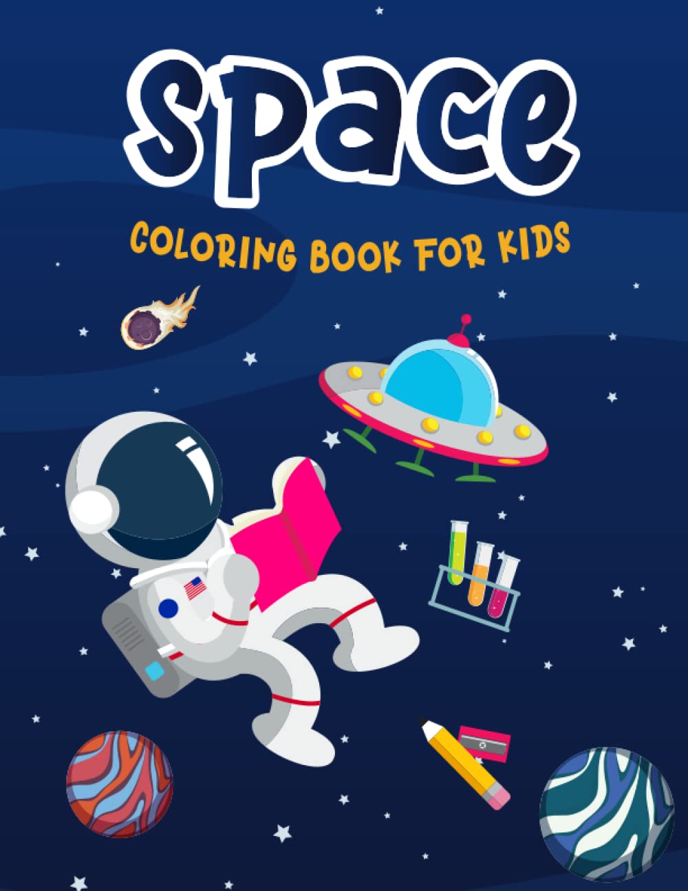 Livre coloriage espace maternelle et grand cahier dessin bébé 1-5 ans