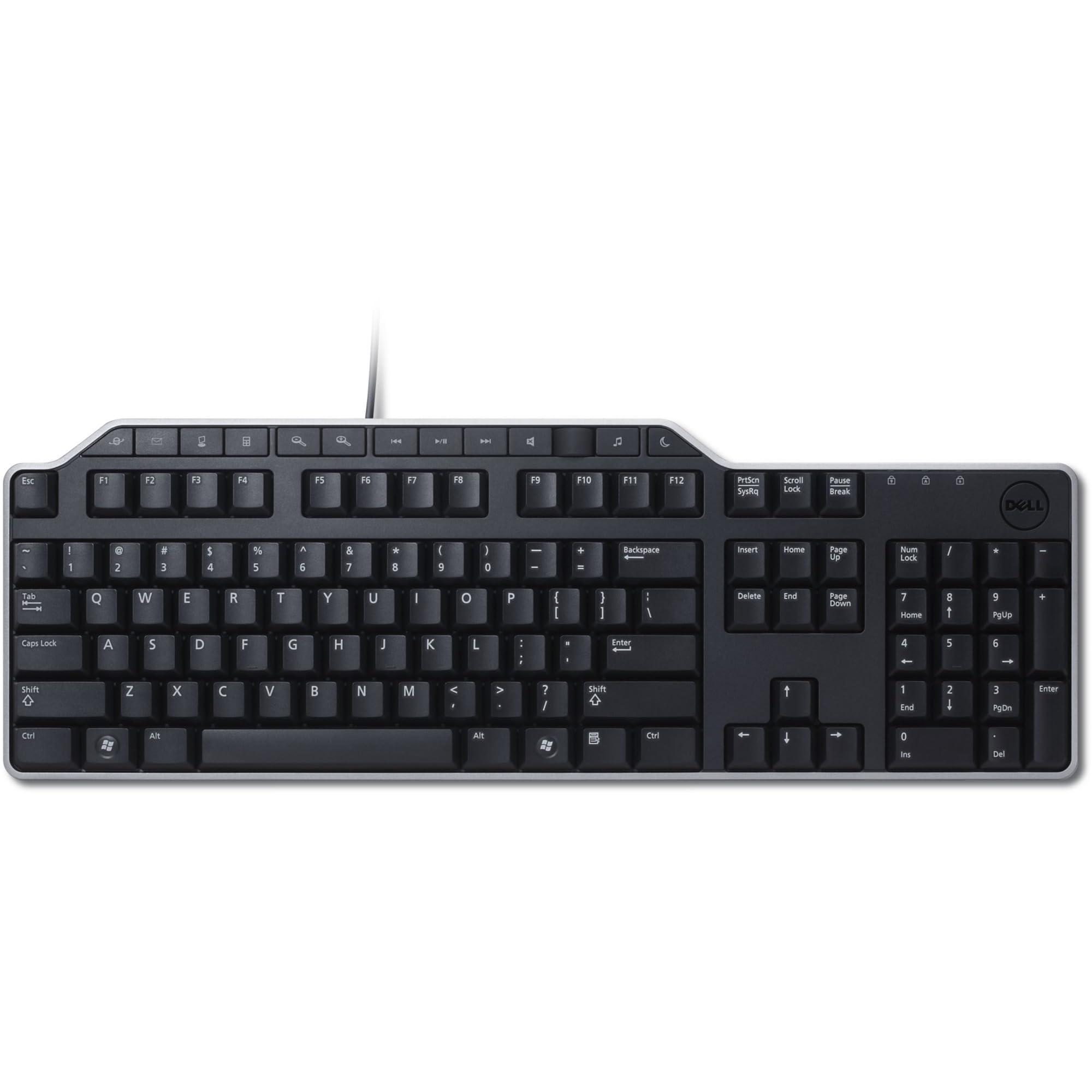 DELL KB 522 USB QWERTZ Nero tastiera – Tastiere (USB, Universal, QWERTZ, PC/server, Standard, diritto)