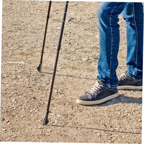 Embouts pour bâtons de randonnée en plastique - Manchons marche noir - 5