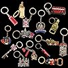 ShreeFit keychain London Souvenir 12Pcs Key Rings Metal British Miniature Gift Breloc England keyrings (Set of 12 Assorted) #5