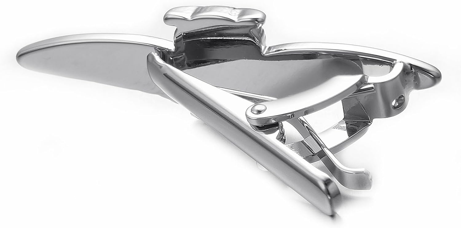 Novelty Animal Tie Clip for Men Unique Shark Cat Owl Tie Bar image 4