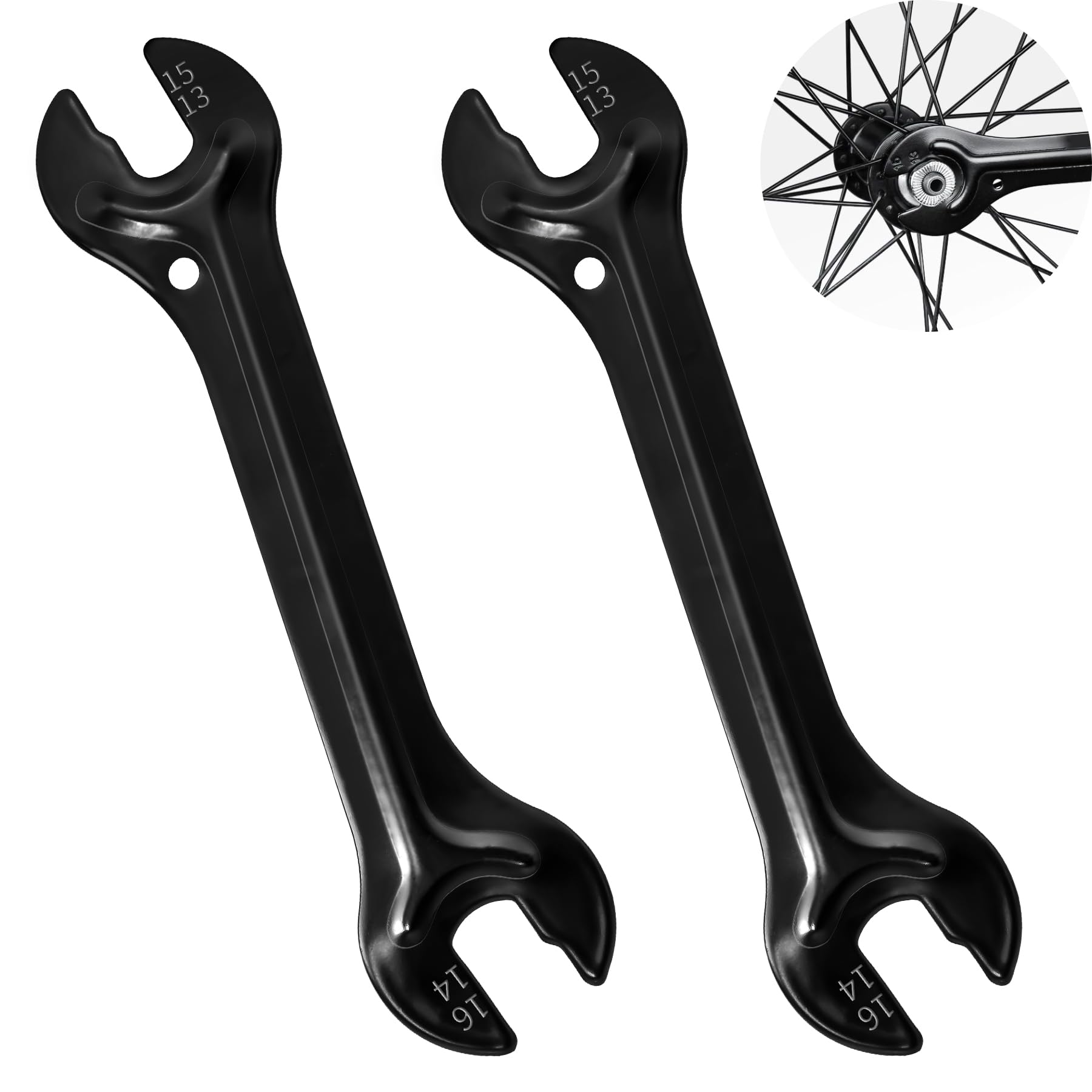 Clé à Fourche Vélo 4 En 1 - 30/32/36/40mm - Acier Renforcé - Pour Montage/démontage Roue Avant - Pratique & Solide