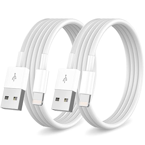 Cables de carga para iPhone certificado Apple MFi paquete de 2 cables Lightning rápidos de 66 pies 33 pies para iPhone cable de carga largo de