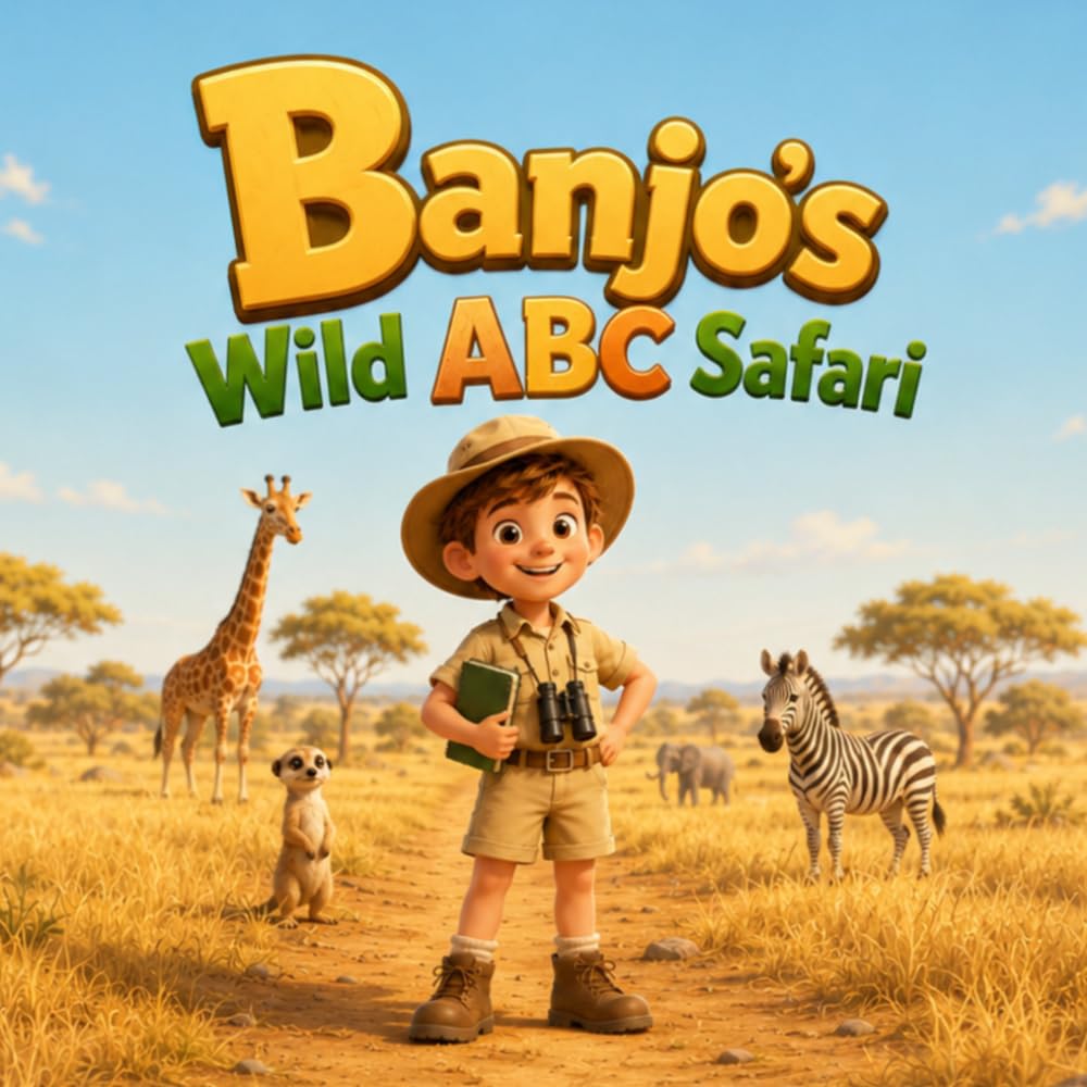 Banjo’s Wild ABC Safari: A Fun Animal Alphabet Adventure for Kids (Banjo’s ABC Adventures)