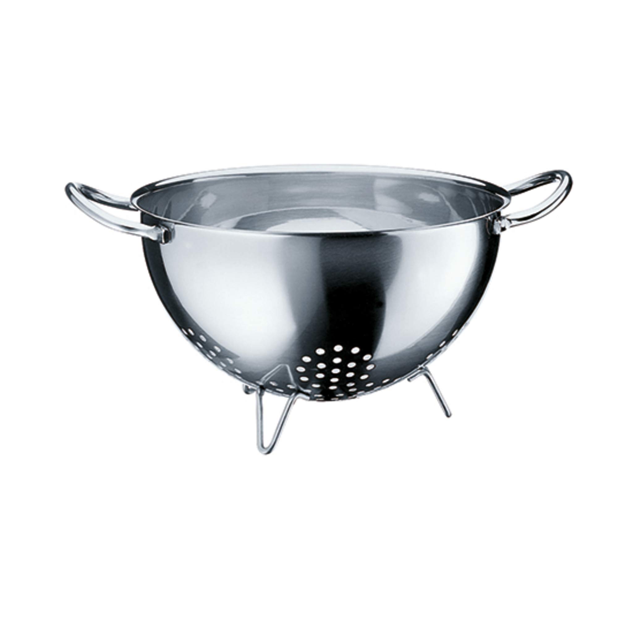 WMF Gourmet Sieb Edelstahl 24 cm, Seiher mit Standfüßen & Gourmet Messbecher Glas 1l, hitzebeständiges Glas, Messbecher 1l, Skalierung für Liter, Milliliter, Tassen und Gramm, Transparent
