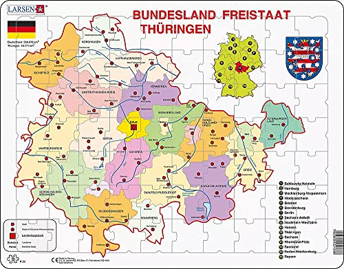 Thüringen (politisch) - Puzzle 70 Teile