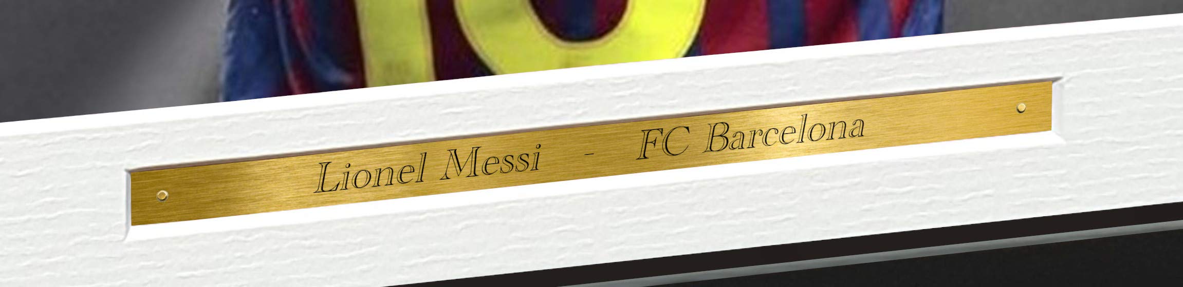 Signed 12x8 Black Soccer Lional Messi Barcelona Autographed Photo Photograph Football Picture Frame Gift A4