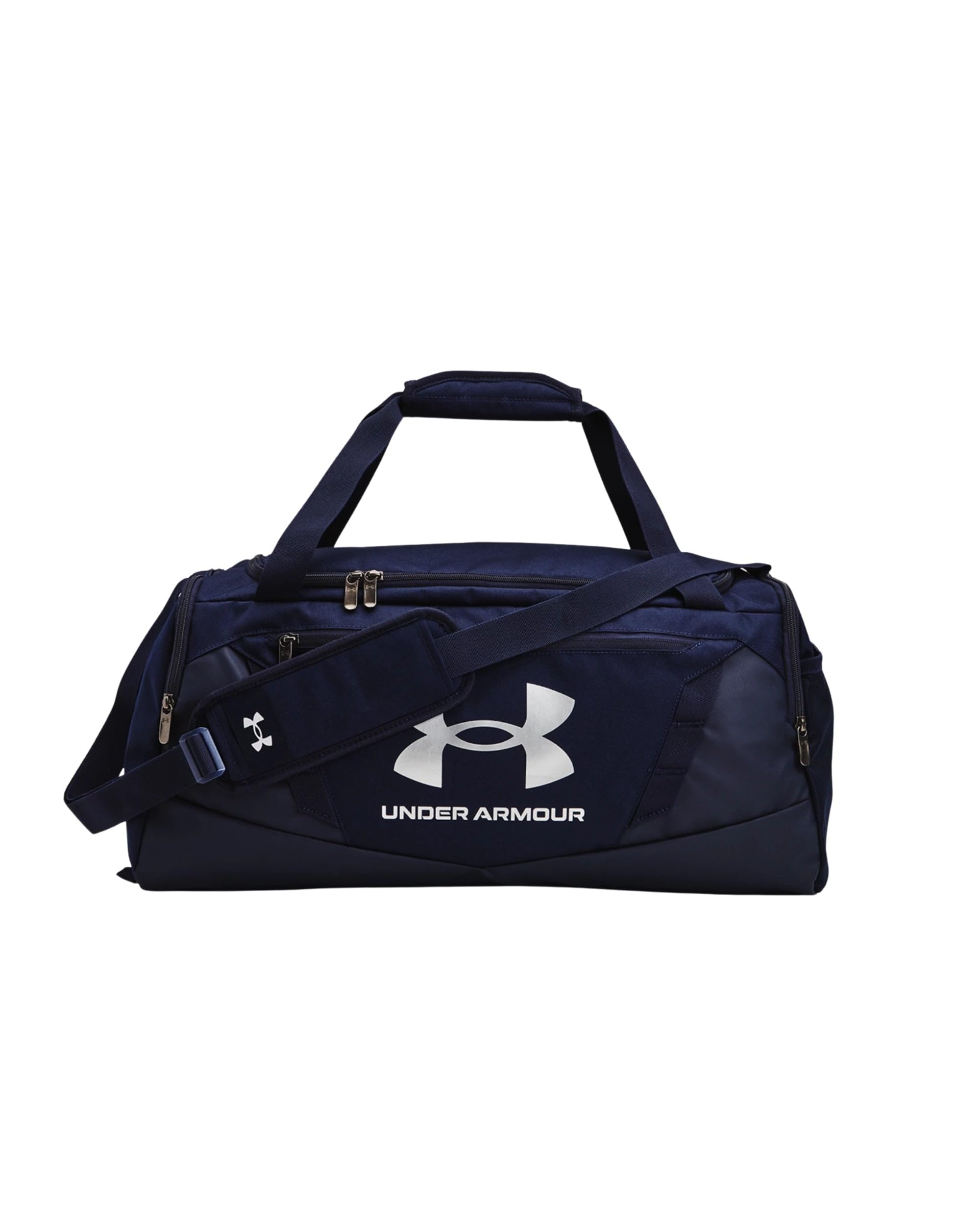 Under Armour Undeniable 5.0 Small Duffle Bag OSFA, Medium Navy-Metallic Silver