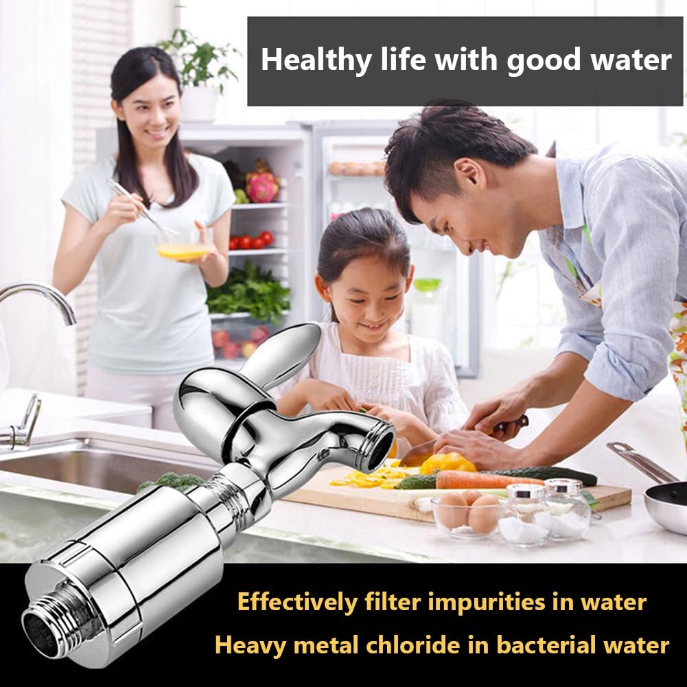 Set di 3 filtri per doccia con filtro a carbone staccabile, filtri per purificazione dell'acqua, accessori essenziali per il bagno per rimuovere le impurità e migliorare l'esperienza della doccia