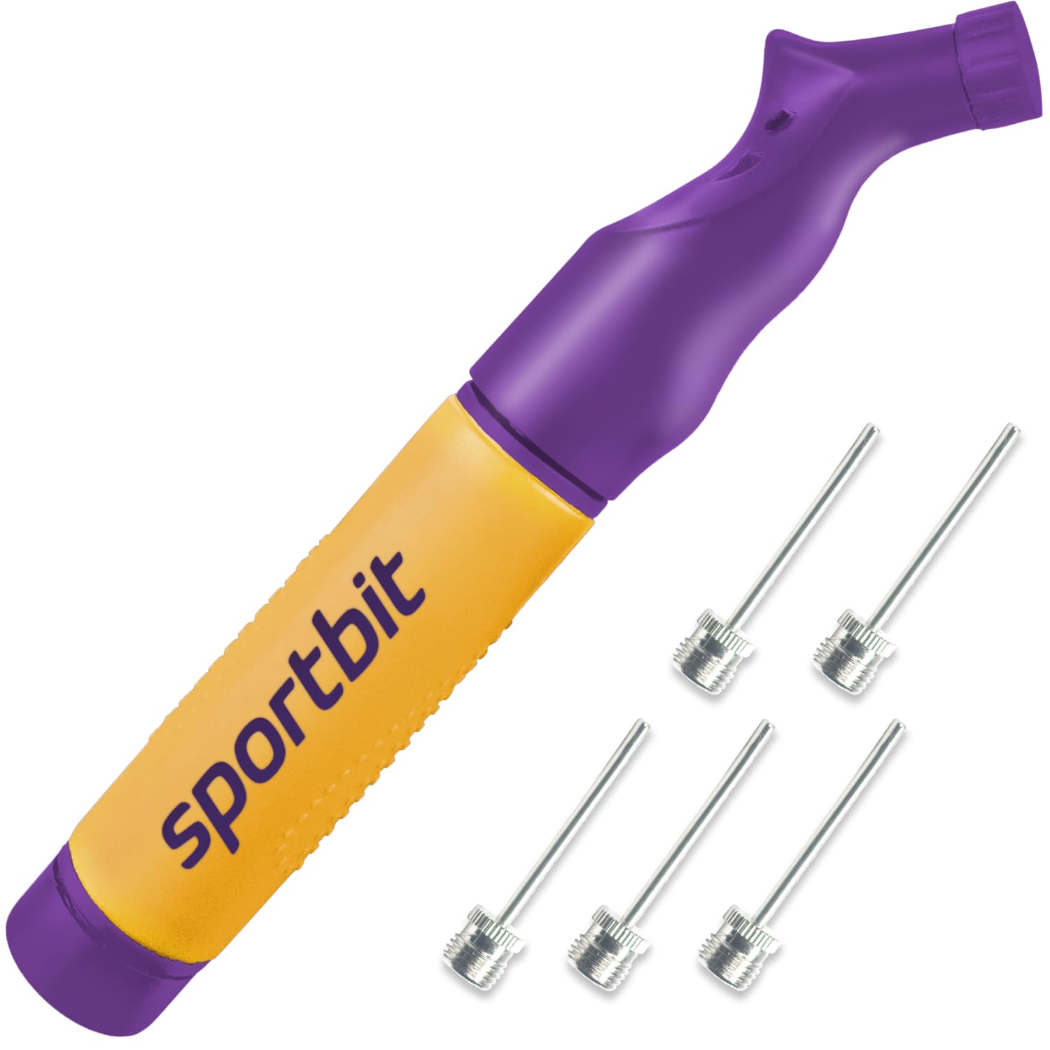 SPORTBIT Ball Pump for Sports Balls, Push &amp; Pull System