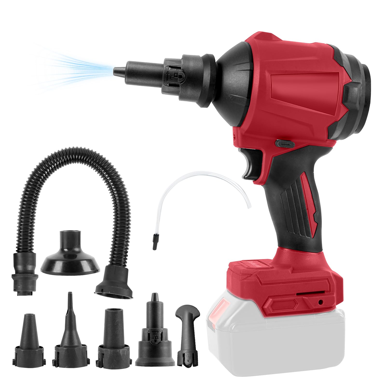 CDIYTOOL Cordless Dust Blower, 40000RPM Handhel Compressed Air Duster 447 MPH for Garages Workshop Sawmill Room Home Cleaning (No Battery)