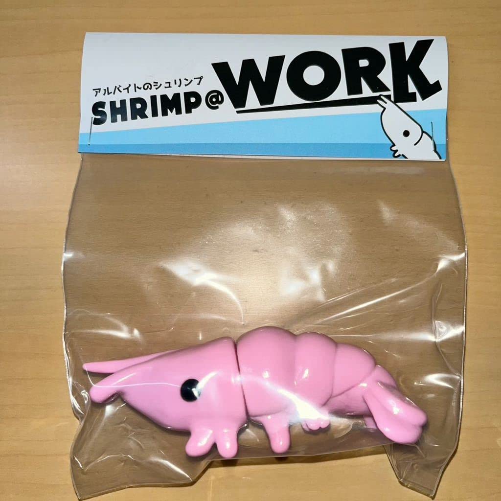 アルバイトのシュリンプ 3色セット　SHRIMP@WORK　ソフビ Amazon | アルバイトのシュリンプ SHRIMP @ WORK ピンク TINY
