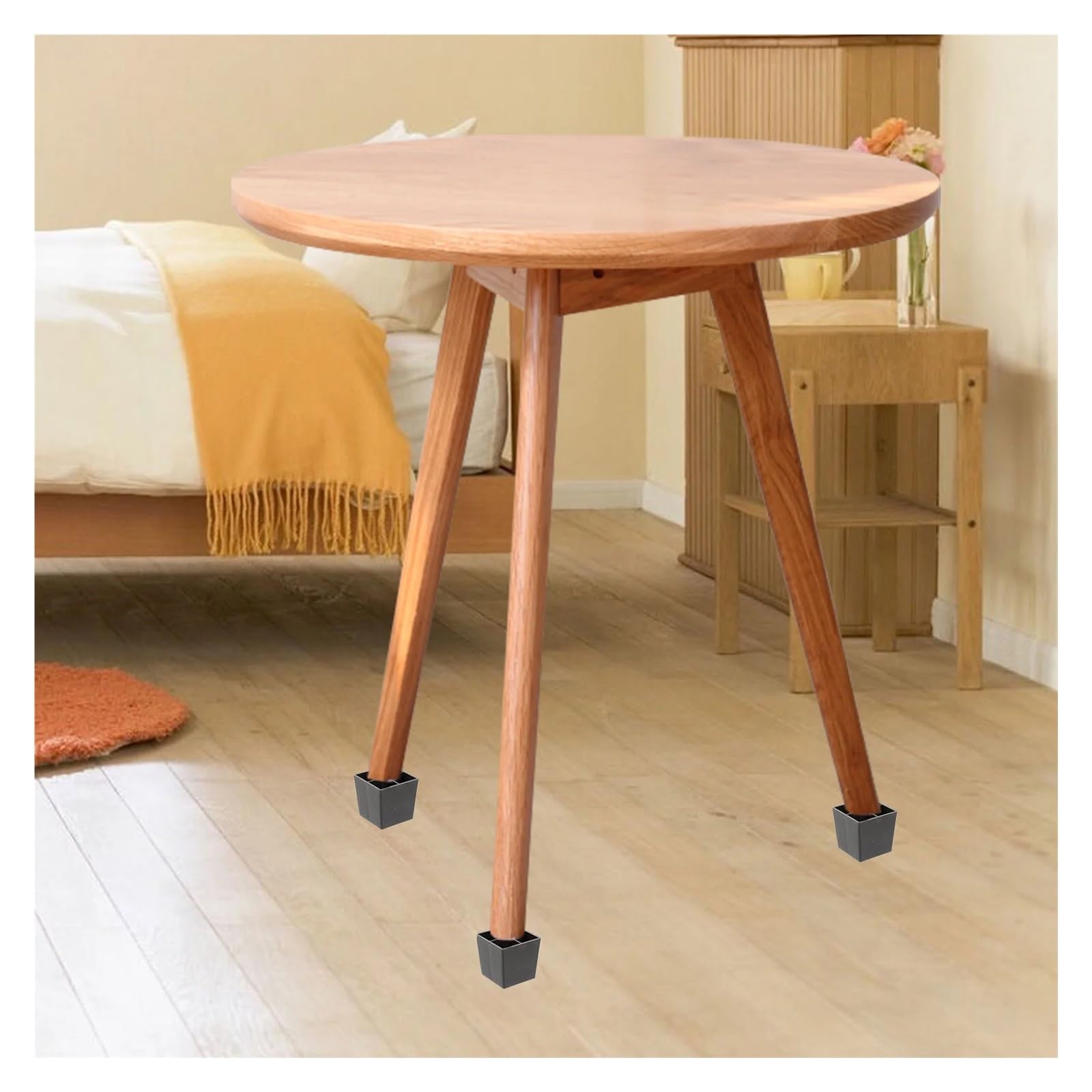 Elevadores de Muebles 4 Piezas de Patas Elevadoras Mesa, sofá, Repuesto, Metal
