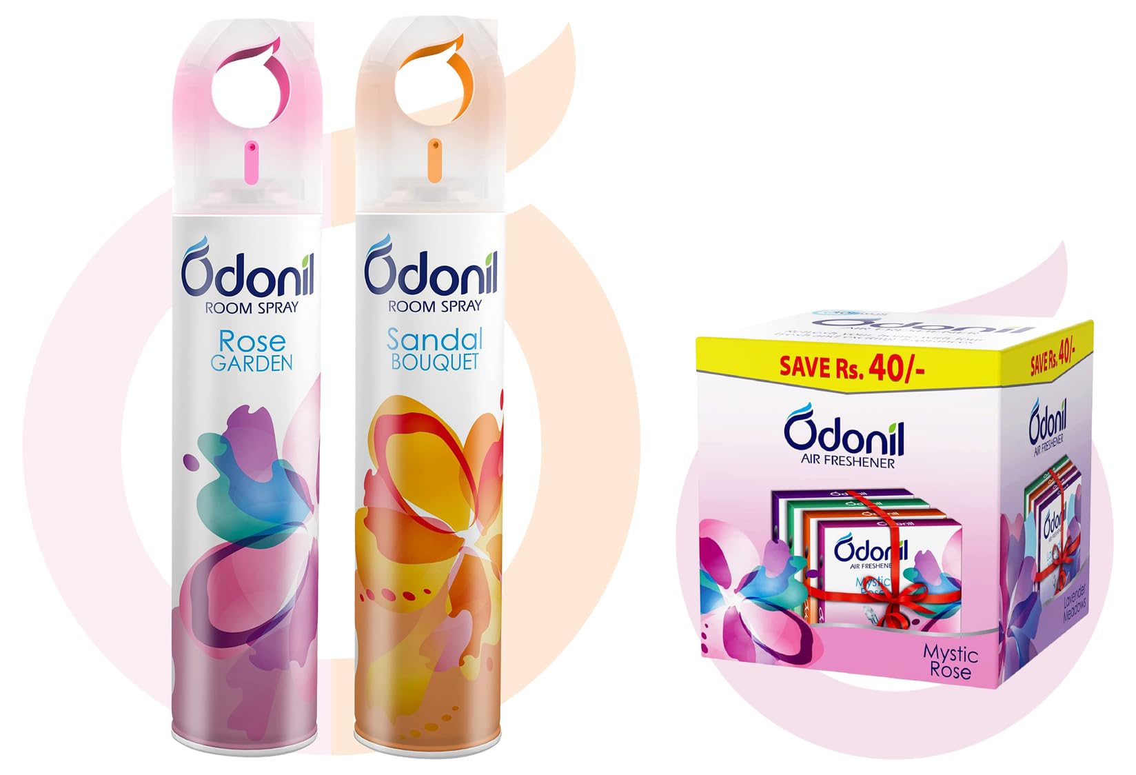 Odonil Room Air Freshener Spray, Lavender Mist - 550Ml | Nature Inspired Fragrance For Home & Office & Gel Pocket -wild Forest - 10G (B0CDD5KQD2) Amazon Price History, Amazon Price Tracker