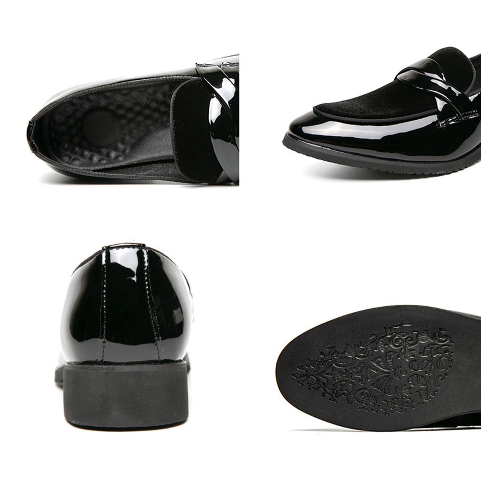 Mocassini Scarpe Eleganti da Uomo in Vernice, Casual E Slip-On, da Sposa E da Lavoro