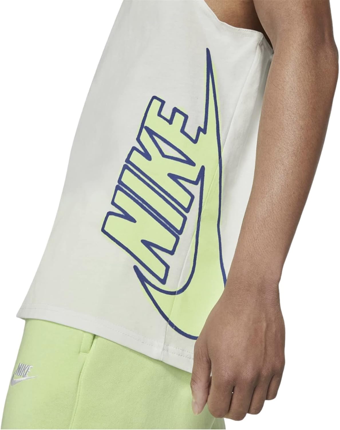 Nike Festival Tank Top (as1, Alpha, xx_l, Regular, Regular) White