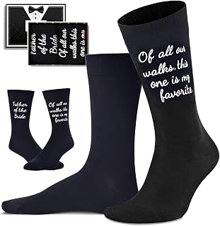 Father of the Bride Gifts - Father of the Bride Socks from Daughter for Wedding Day