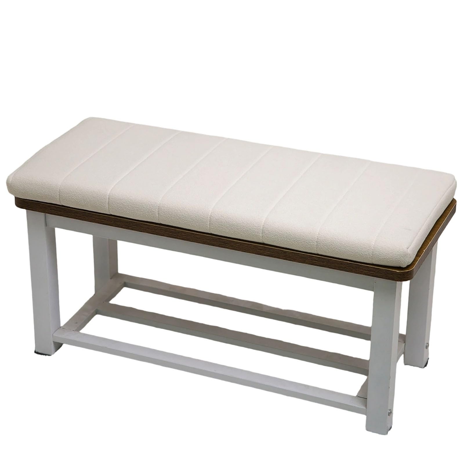 PLCIVSA Outdoor/Indoor Bench Cushion 80/90/100/120/150/180cm×40/30cm 2/3 seater Non-Slip Long Seat Cushion for Bay Window,Entryway Chair,Sofas & Porch Furniture with Zipper(Light beige,40x60cm)