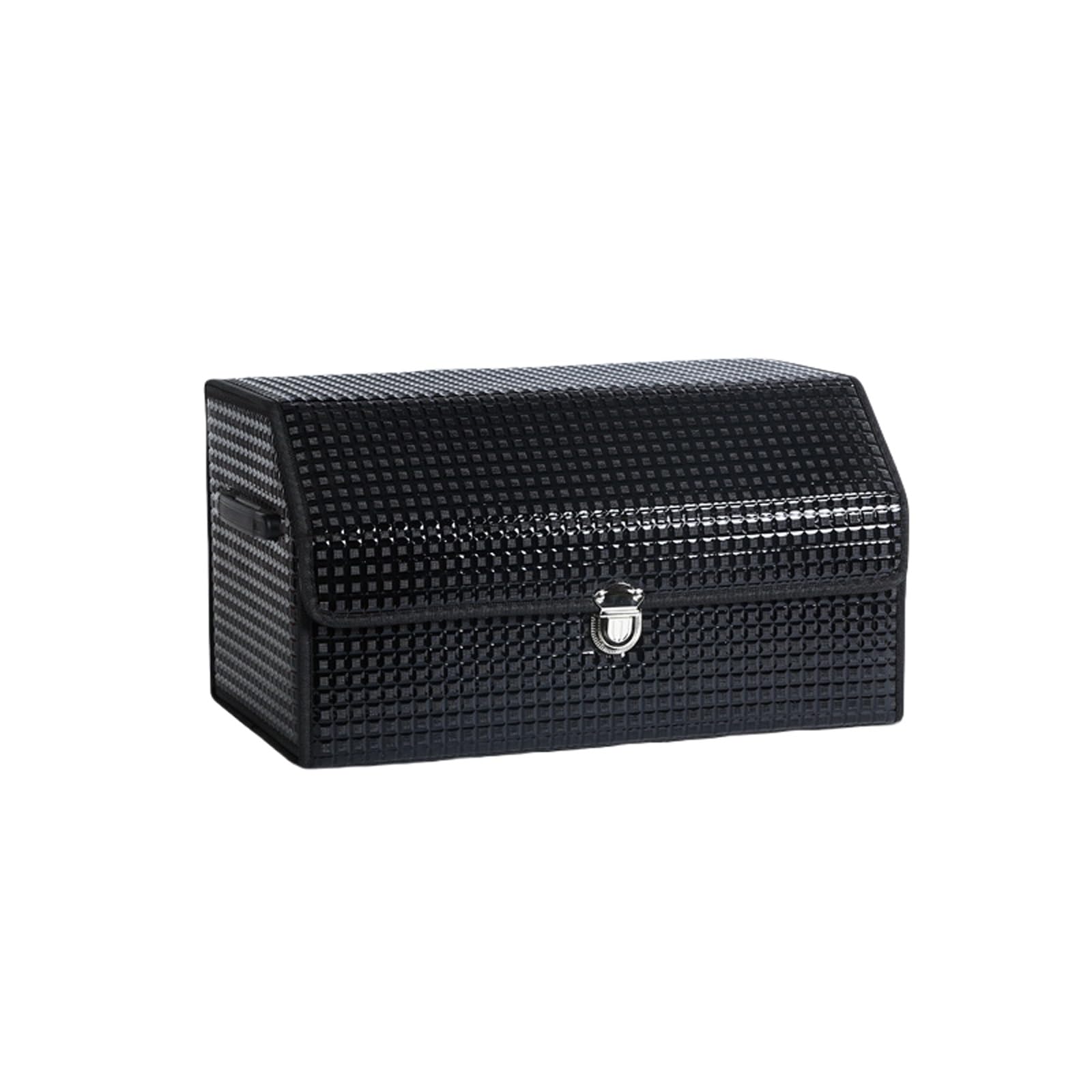Dfrywdgsey Black Car Organizers And Storage | Trunk Leather Box | Extra(Black)