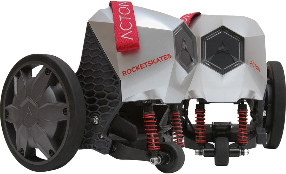 ACTON R8 RocketSkates - The World's First Smart Electric Skates (Silver)