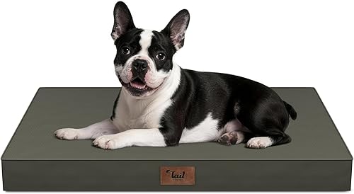 Miniatura 69 de Cama Ortopédica para Perros de Exterior para Perros Medianos y Gatos, Tapete Plano Impermeable para Mascotas con Espuma de Caja de Huevos y Funda
